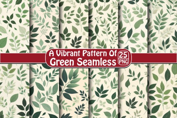 A Vibrant Pattern of Green Seamless: A Strategic Design for Creative and Business Success