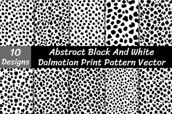 Black and White Dalmatian Print Pattern: A Timeless Design for Creative Projects