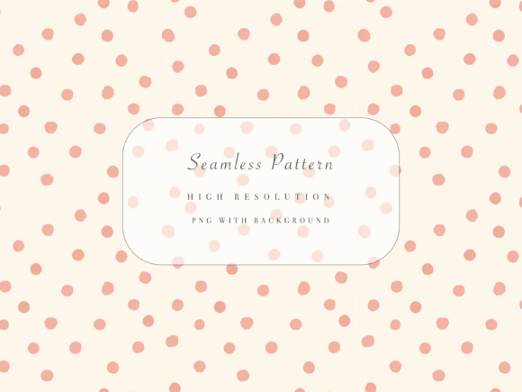 Bring Your Creative Projects to Life with the Blush Pink Polka Dot Seamless Pattern PNG