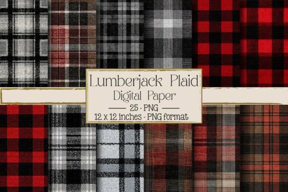 Classic Set Lumberjack Plaid for Creative and Practical Use