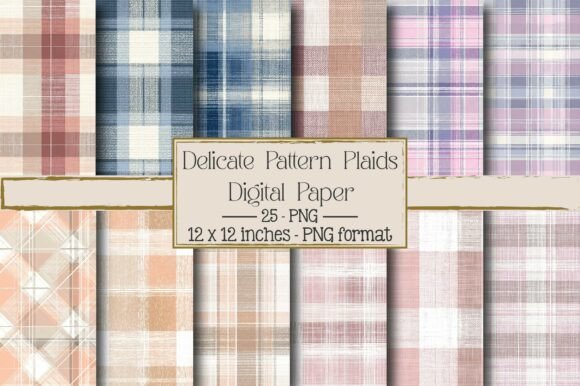 Delicate Pattern Plaids: A Versatile Design Option for Creative Projects