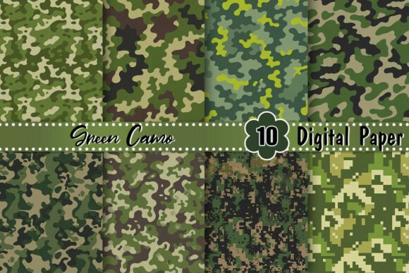 Green Camo Digital Paper: Creative Uses and Practical Applications