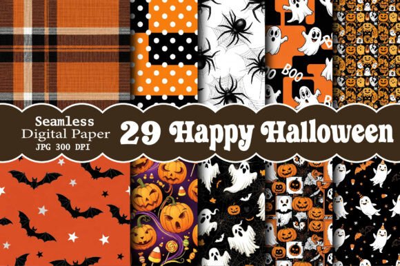 Happy Halloween Digital Paper Pack