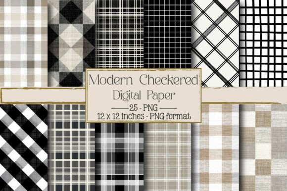 Modern Checkered Pattern: A Versatile Design for Creative and Business Use