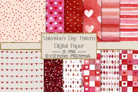 Valentine's Day Digital Scrapbooking Pat
